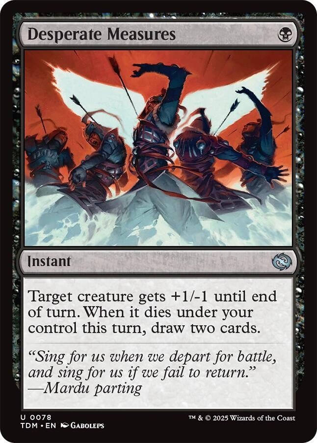 Image for Desperate Measures (78) - Magic: The Gathering