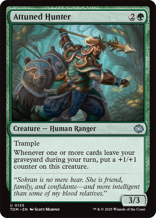 Image for Attuned Hunter (135) - Magic: The Gathering