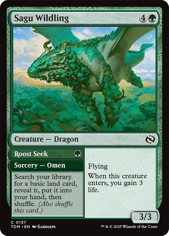 Image for Sagu Wildling (157) - Magic: The Gathering