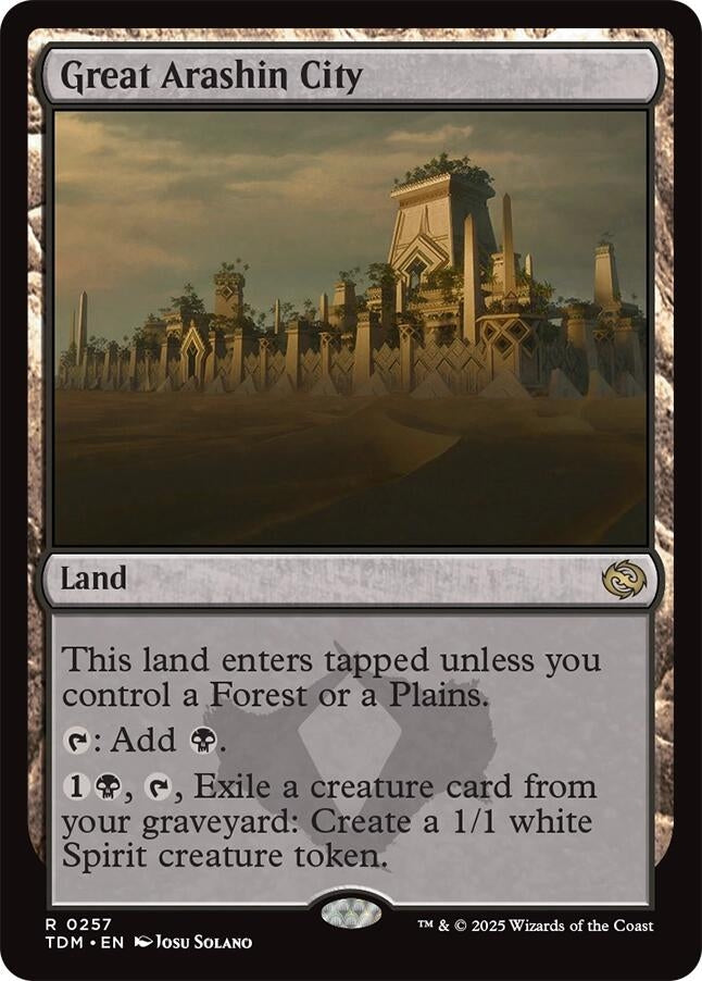 Image for Great Arashin City (257) - Magic: The Gathering