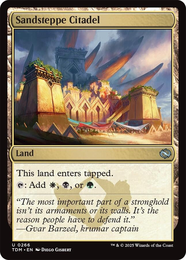 Image for Sandsteppe Citadel (266) - Magic: The Gathering