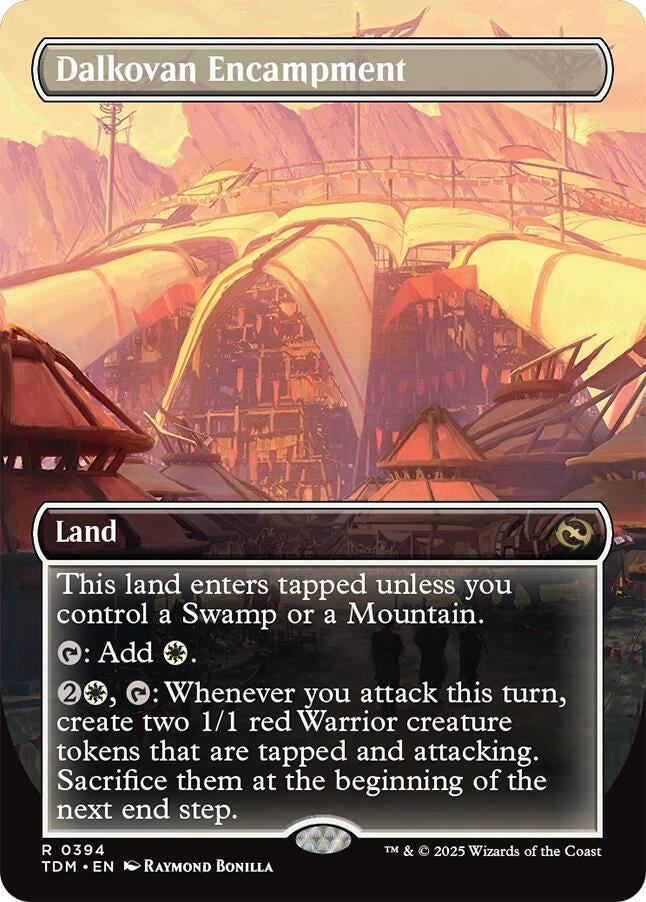 Image for Dalkovan Encampment (Borderless) (394) - Magic: The Gathering