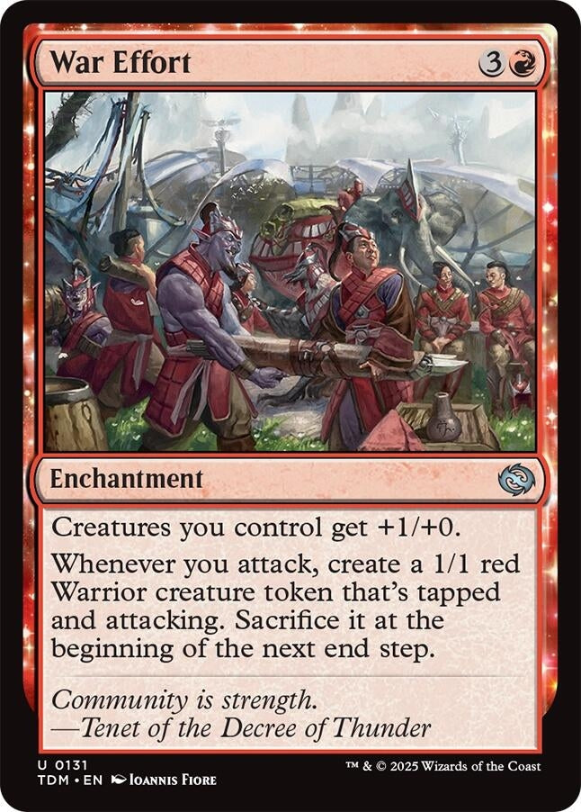 Image for War Effort (131) - Magic: The Gathering