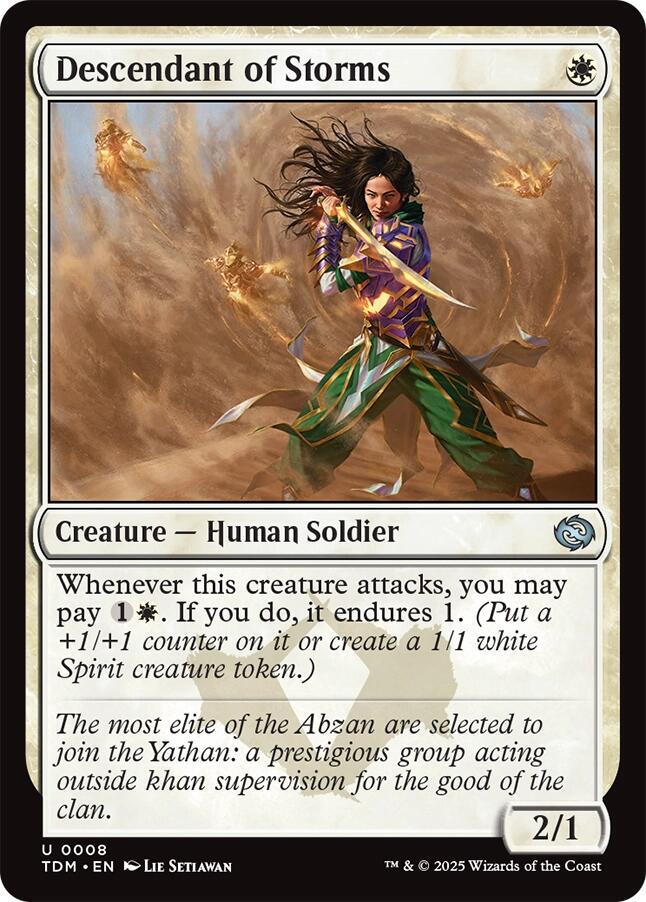 Image for Descendant of Storms (8) - Magic: The Gathering