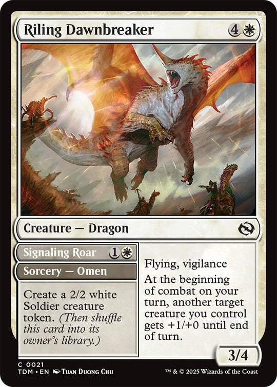 Image for Riling Dawnbreaker (21) - Magic: The Gathering
