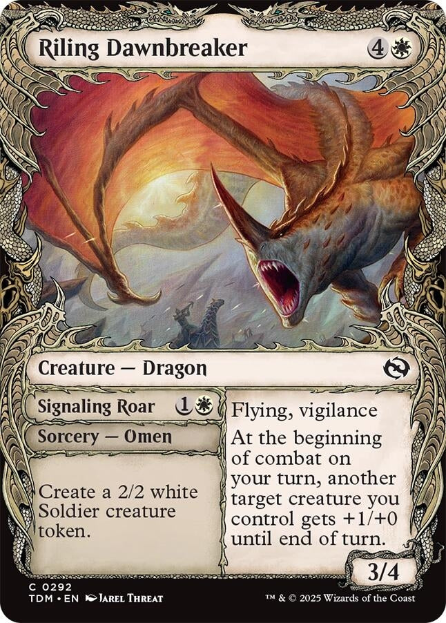 Image for Riling Dawnbreaker (Showcase) (292) - Magic: The Gathering