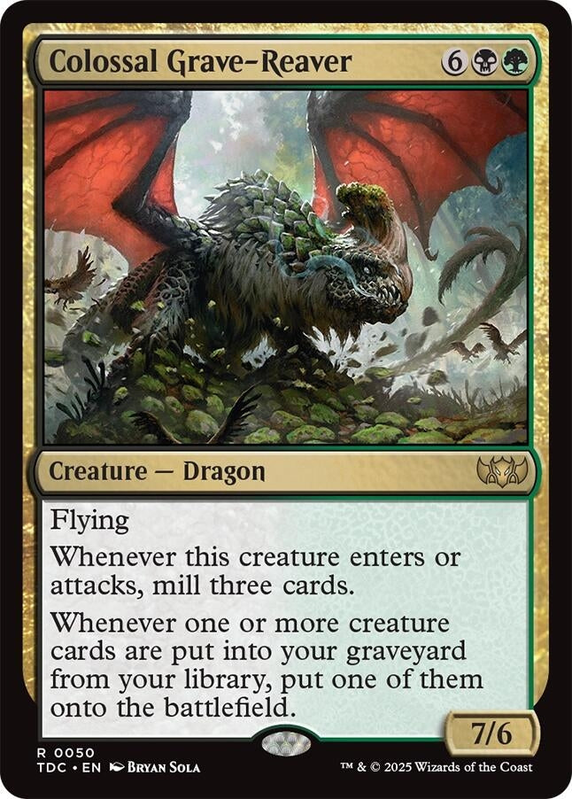 Image for Colossal Grave-Reaver (50) - Magic: The Gathering