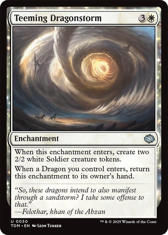 Image for Teeming Dragonstorm (30) - Magic: The Gathering
