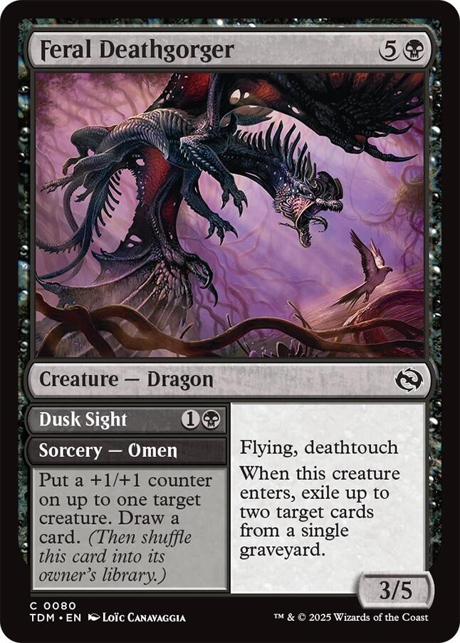 Image for Feral Deathgorger (80) - Magic: The Gathering