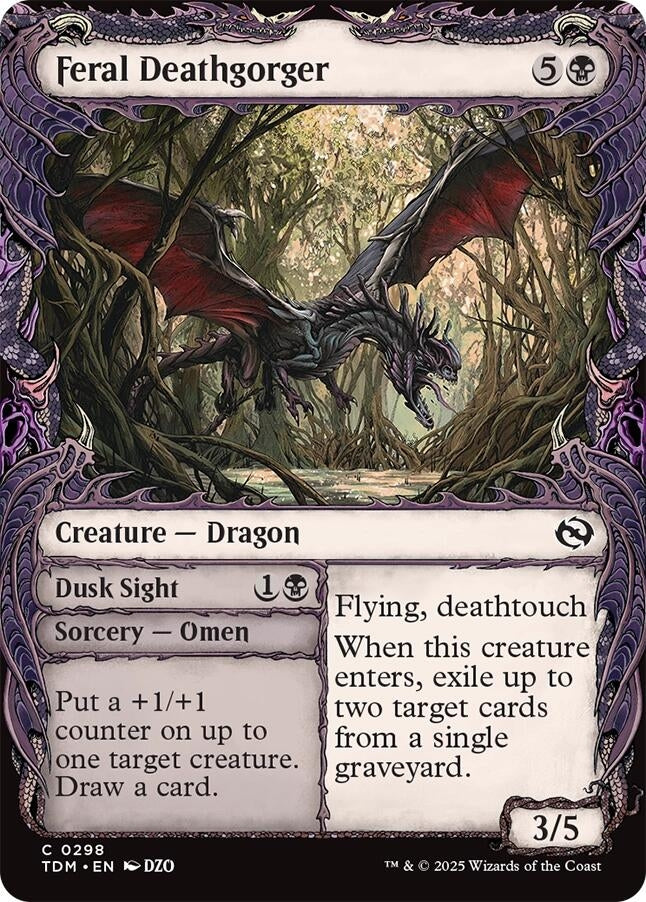 Image for Feral Deathgorger (Showcase) (298) - Magic: The Gathering