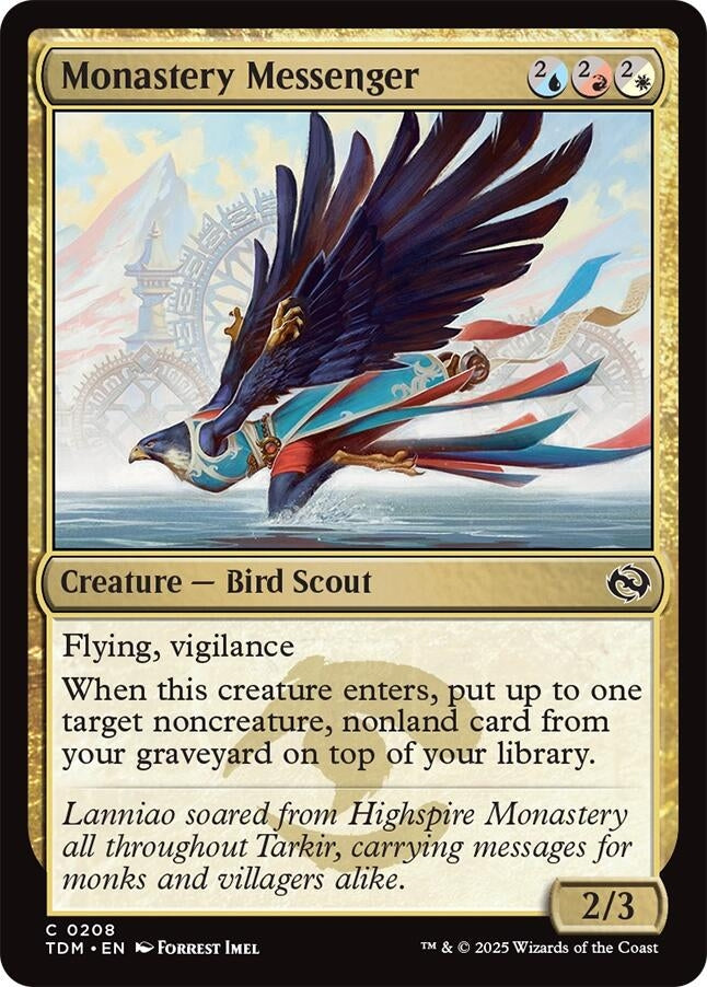 Image for Monastery Messenger (208) - Magic: The Gathering