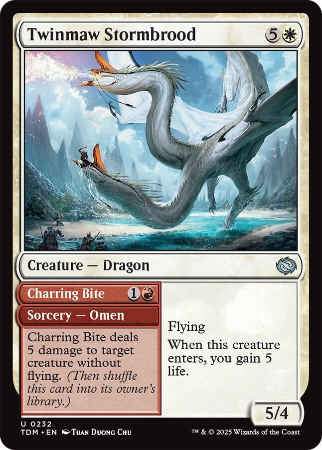 Image for Twinmaw Stormbrood (232) - Magic: The Gathering