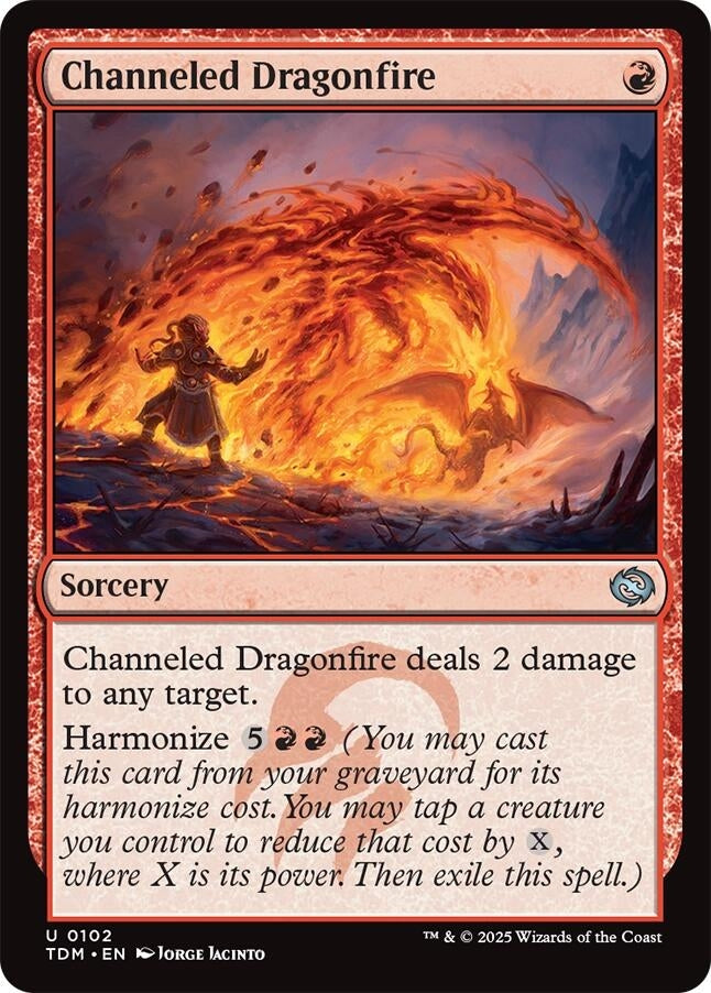 Image for Channeled Dragonfire (102) - Magic: The Gathering