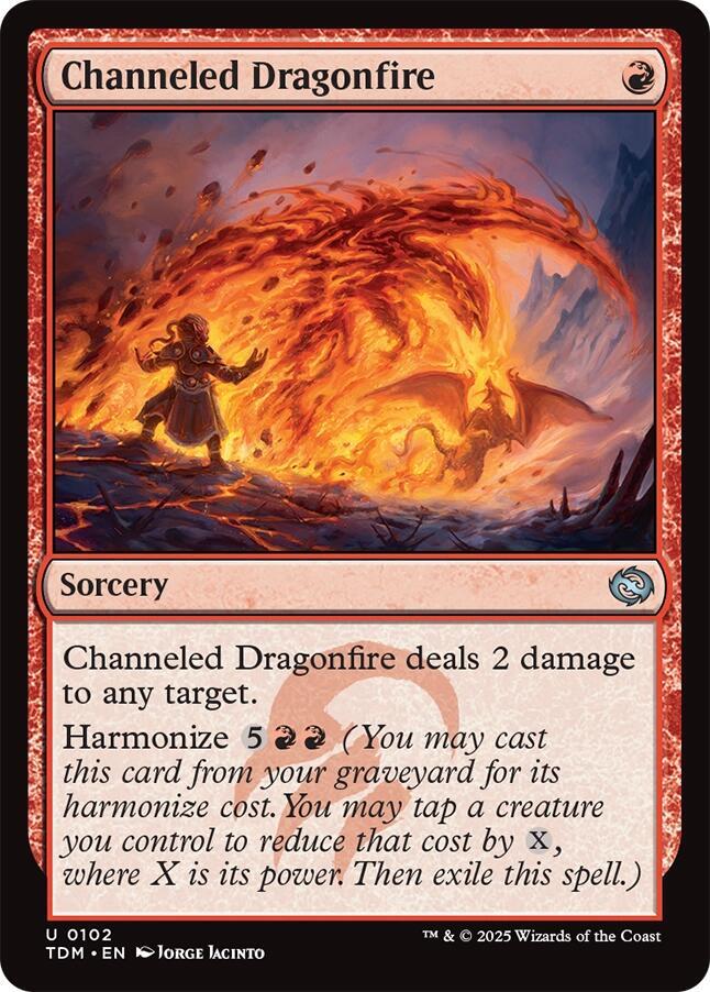 Image for Channeled Dragonfire (102) - Magic: The Gathering