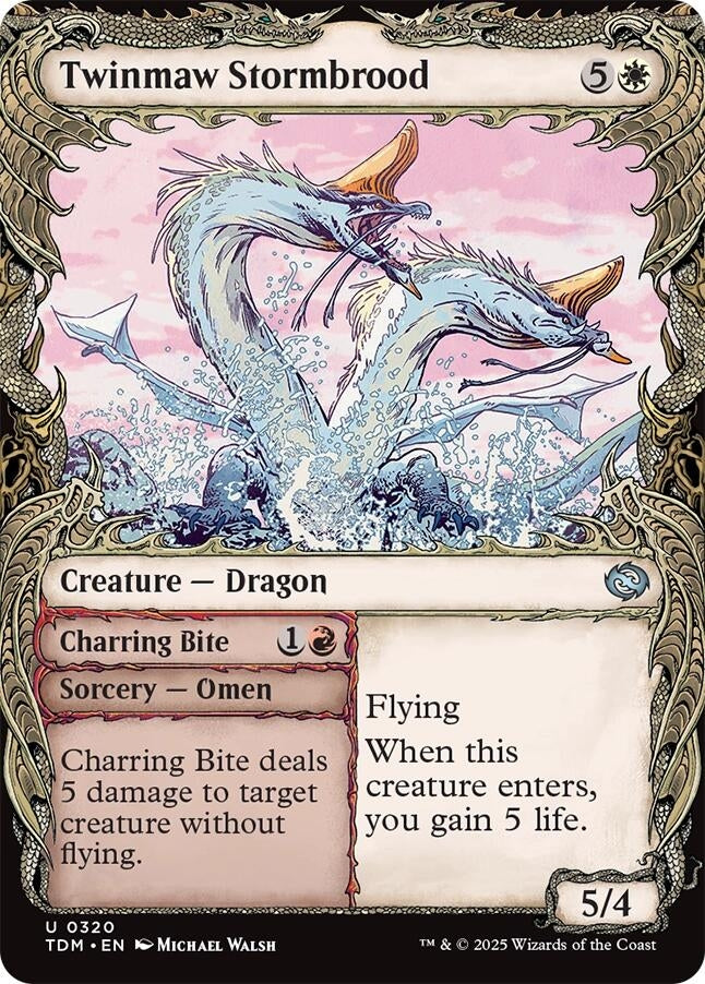 Image for Twinmaw Stormbrood (Showcase) (320) - Magic: The Gathering