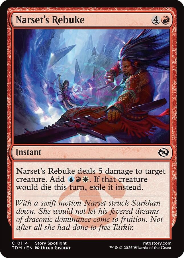 Image for Narset's Rebuke (114) - Magic: The Gathering