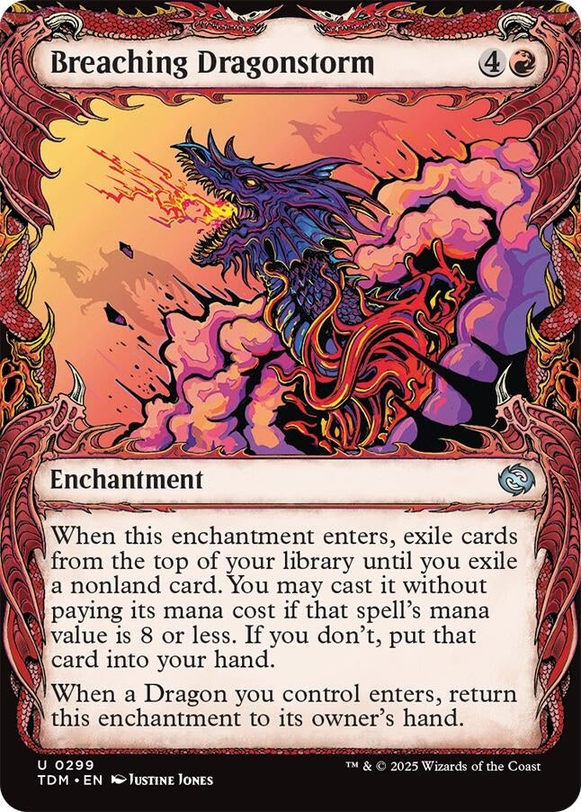 Image for Breaching Dragonstorm (Showcase) (299) - Magic: The Gathering