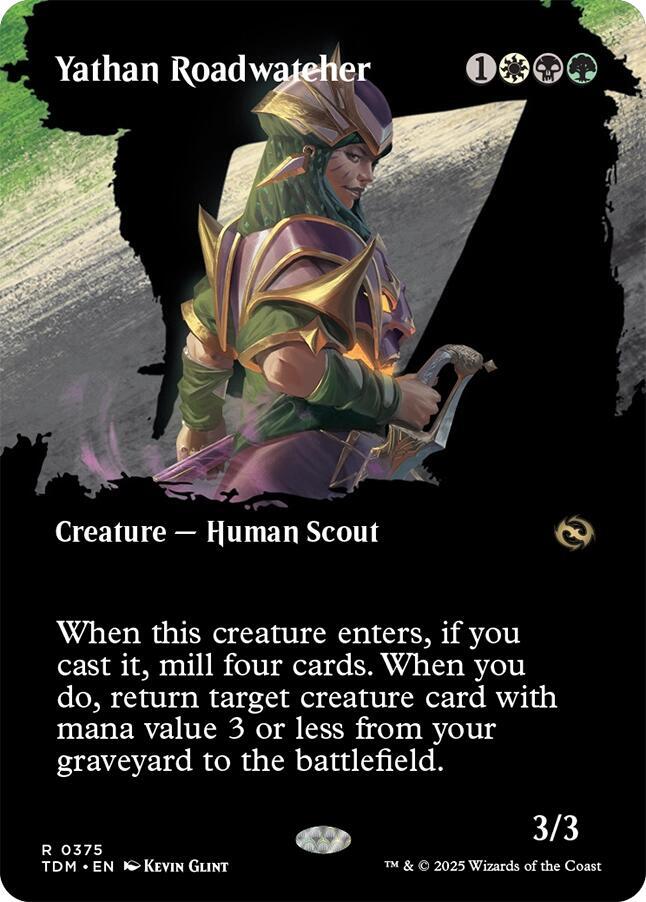 Image for Yathan Roadwatcher (Borderless) (375) - Magic: The Gathering