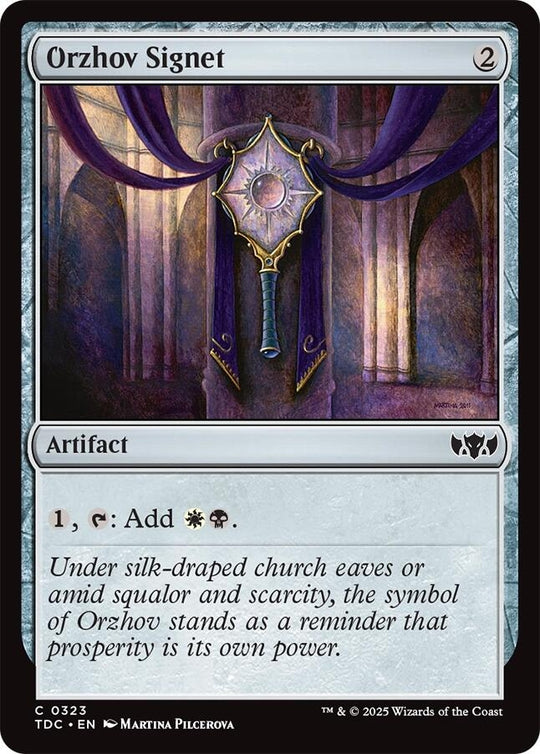 Image for Orzhov Signet (323) - Magic: The Gathering