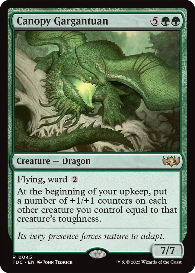 Image for Canopy Gargantuan (45) - Magic: The Gathering