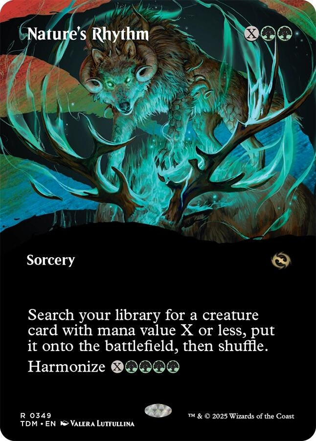 Image for Nature's Rhythm (Borderless) (349) - Magic: The Gathering