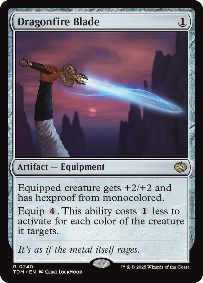 Image for Dragonfire Blade (240) - Magic: The Gathering