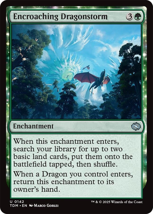 Image for Encroaching Dragonstorm (142) - Magic: The Gathering