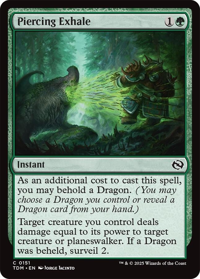 Image for Piercing Exhale (151) - Magic: The Gathering