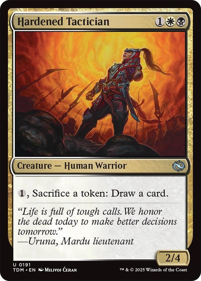 Image for Hardened Tactician (191) - Magic: The Gathering