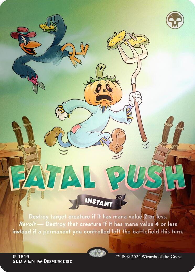 Image for Fatal Push (1819) (Rainbow Foil) (1819) - Magic: The Gathering