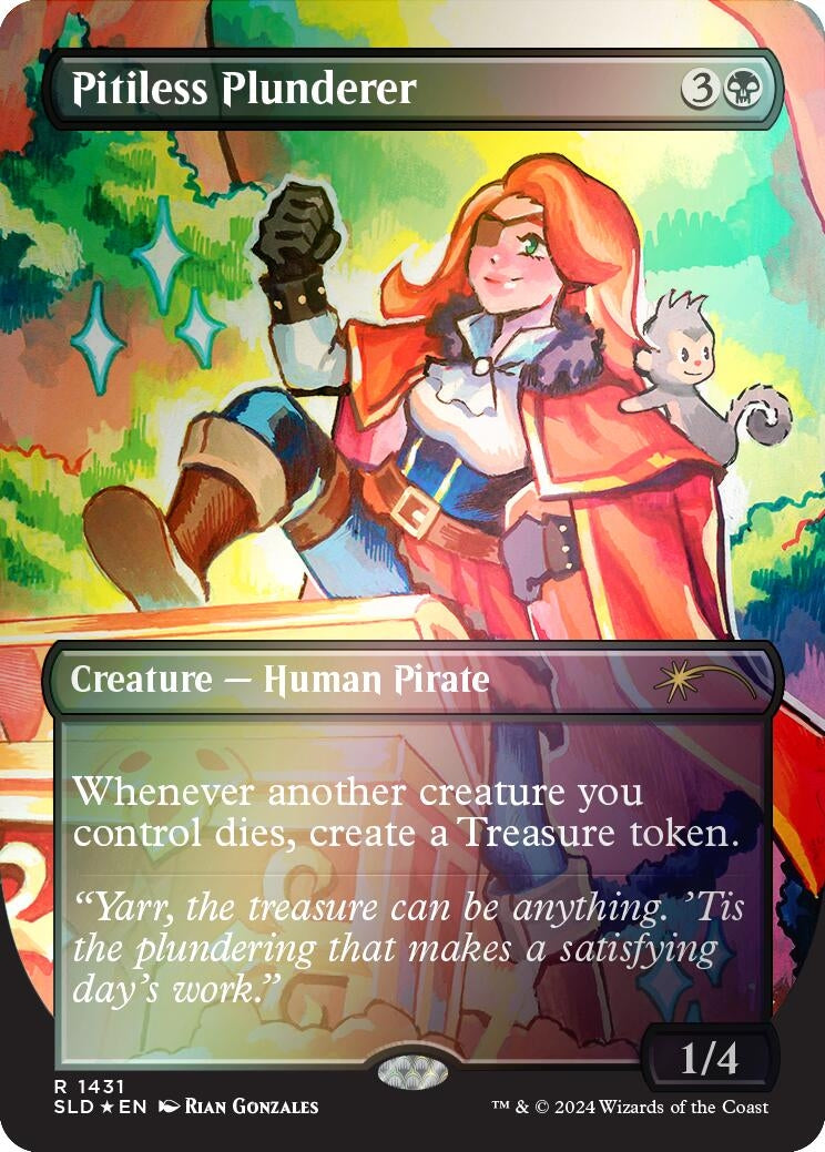 Image for Pitiless Plunderer (Rainbow Foil) (1431) - Magic: The Gathering