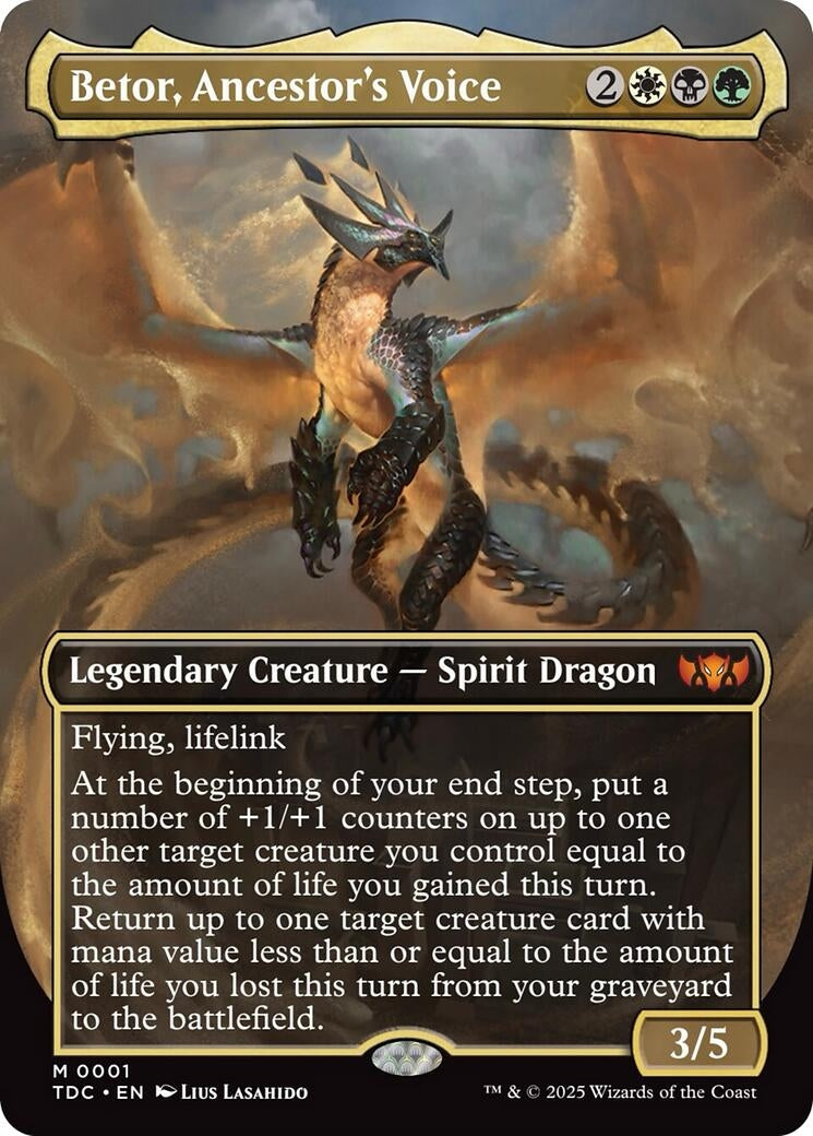 Image for Betor, Ancestor's Voice (Borderless) (1) - Magic: The Gathering