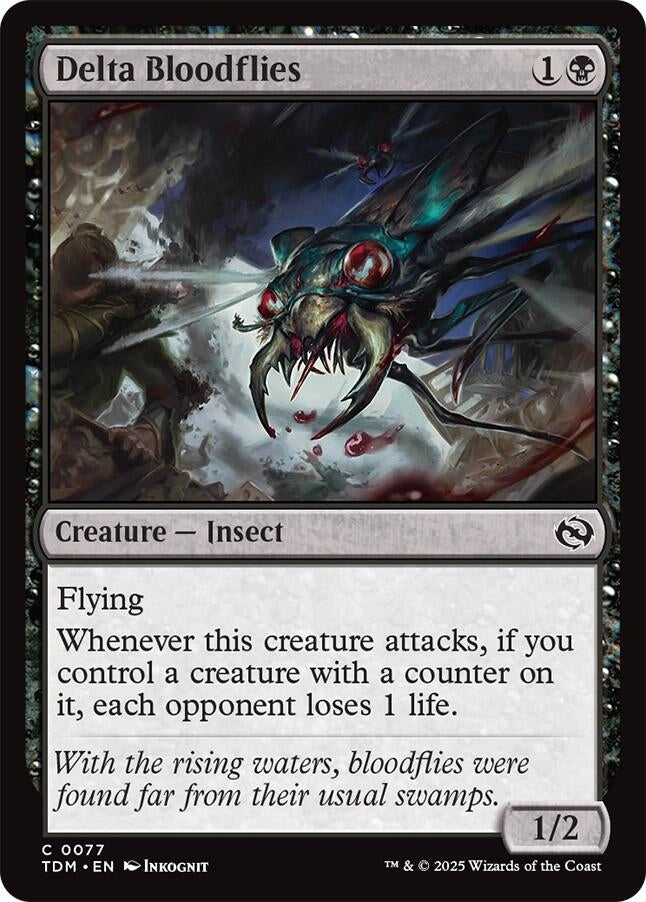 Image for Delta Bloodflies (77) - Magic: The Gathering