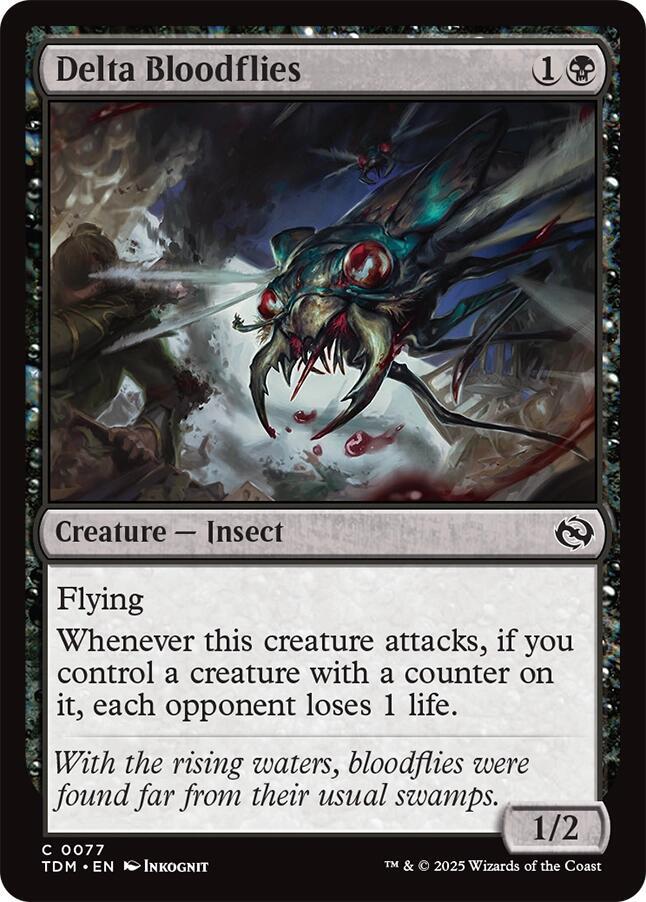 Image for Delta Bloodflies (77) - Magic: The Gathering