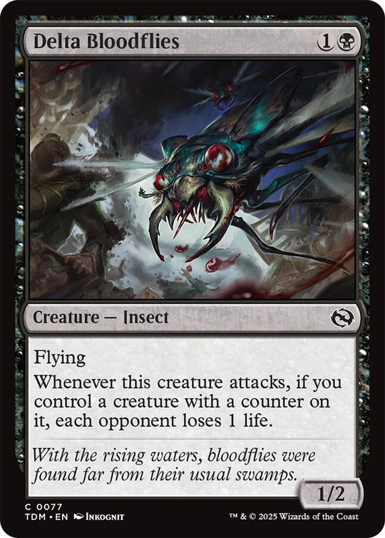 Image for Delta Bloodflies (77) - Magic: The Gathering