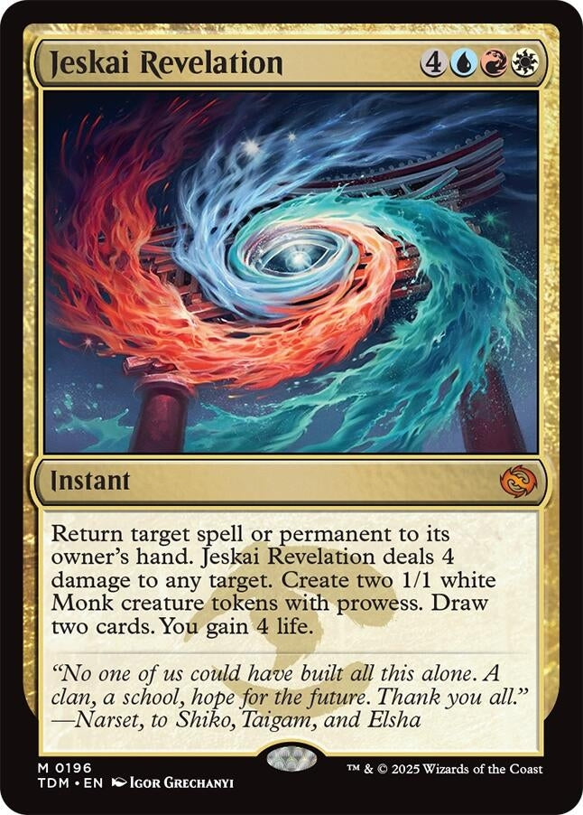 Image for Jeskai Revelation (196) - Magic: The Gathering