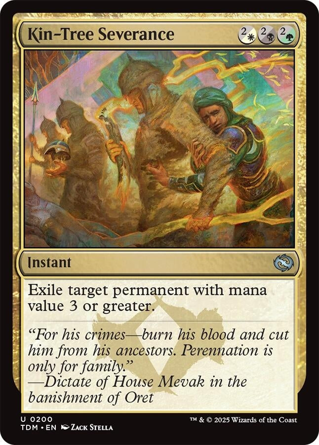 Image for Kin-Tree Severance (200) - Magic: The Gathering