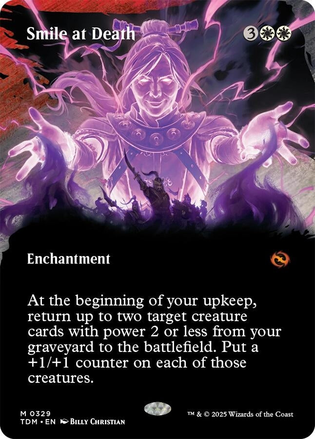 Image for Smile at Death (Borderless) (329) - Magic: The Gathering
