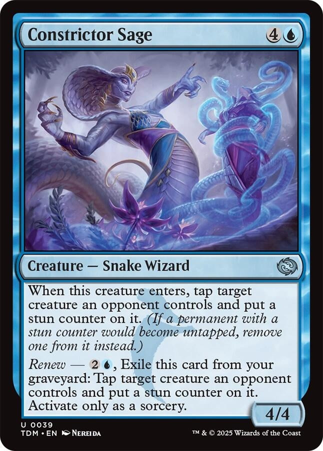 Image for Constrictor Sage (39) - Magic: The Gathering