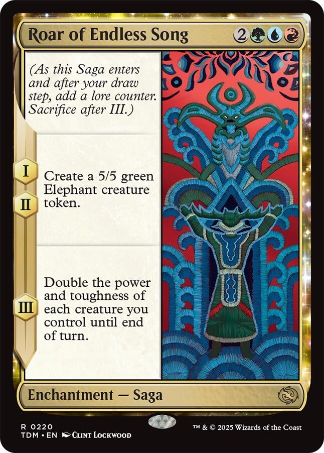 Image for Roar of Endless Song (220) - Magic: The Gathering