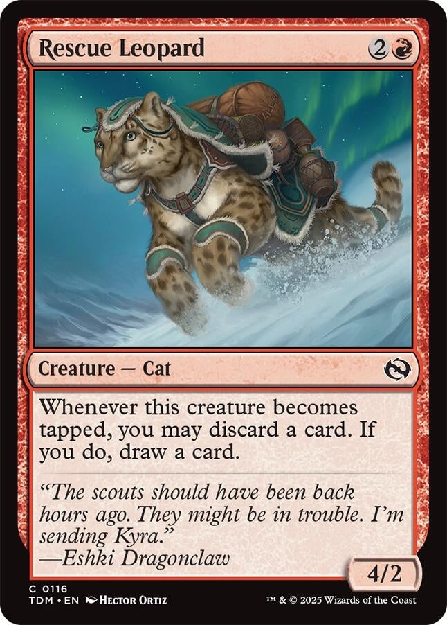 Image for Rescue Leopard (116) - Magic: The Gathering