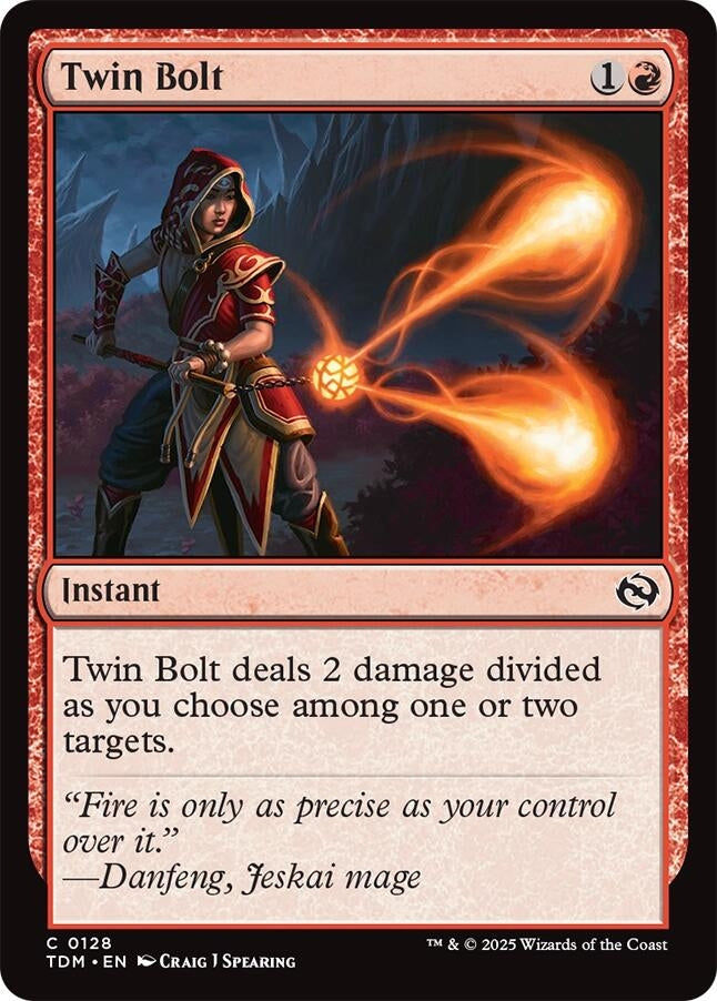 Image for Twin Bolt (128) - Magic: The Gathering
