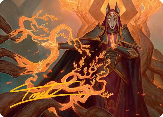 Image for Abzan Devotee Art Card (10/54) (Gold-Stamped Signature) (10) (AATDM) - Magic: The Gathering