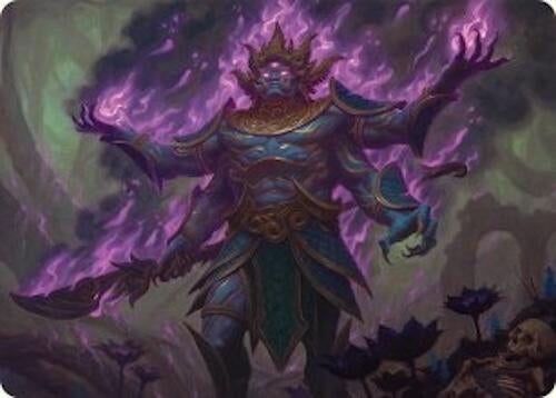 Image for Rot-Curse Rakshasa Art Card (13/54) (13) (AATDM) - Magic: The Gathering