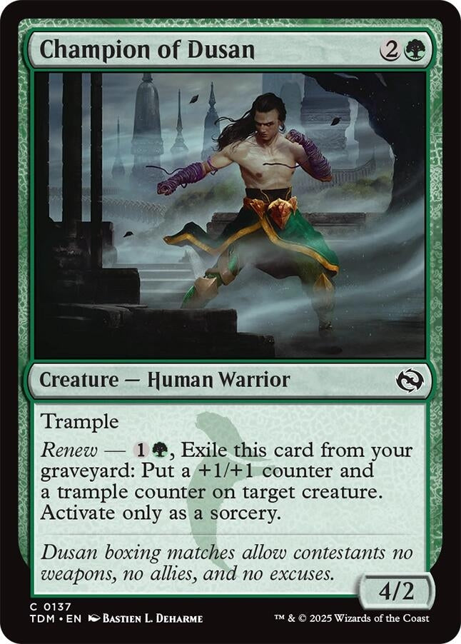 Image for Champion of Dusan (137) - Magic: The Gathering