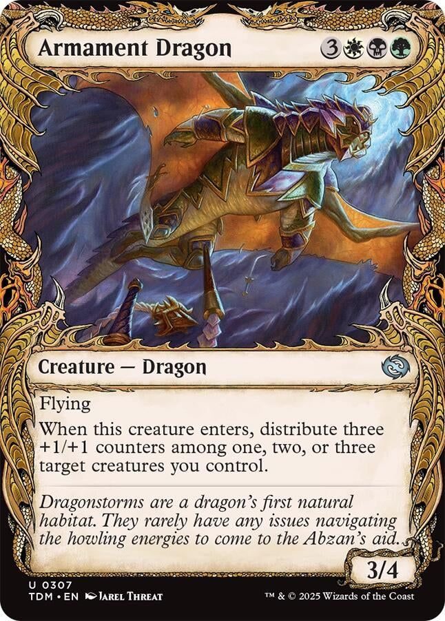 Image for Armament Dragon (Showcase) (307) - Magic: The Gathering