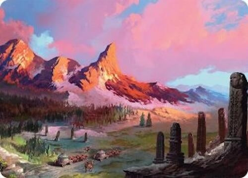 Image for Rugged Highlands Art Card (29/54) (29) (AATDM) - Magic: The Gathering