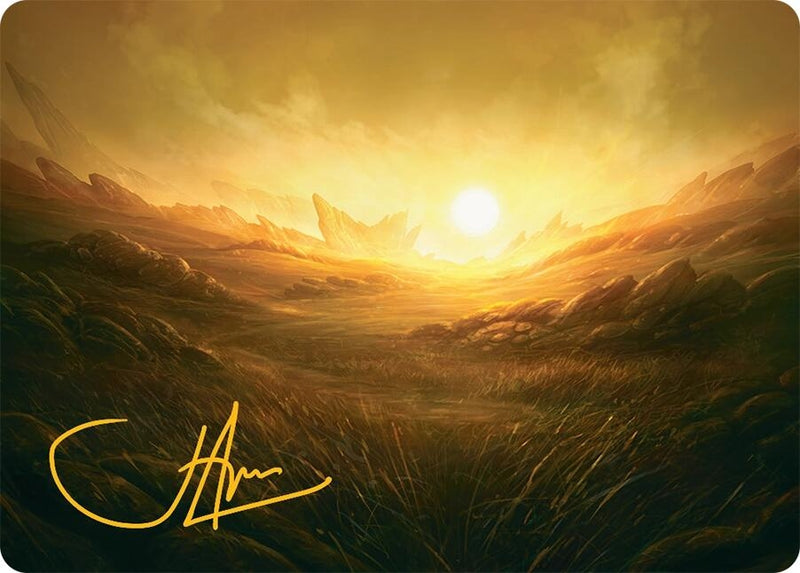 Image for Plains Art Card (31/54) (Gold-Stamped Signature) (31) - Magic: The Gathering