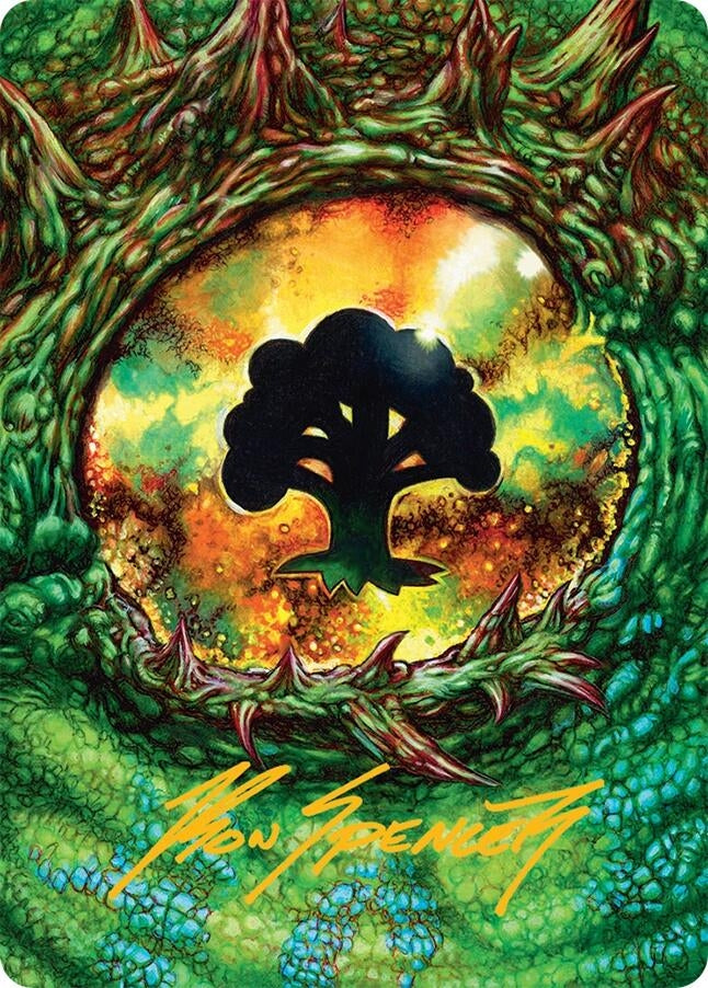 Image for Forest Art Card (32/54) (Gold-Stamped Signature) (32) - Magic: The Gathering