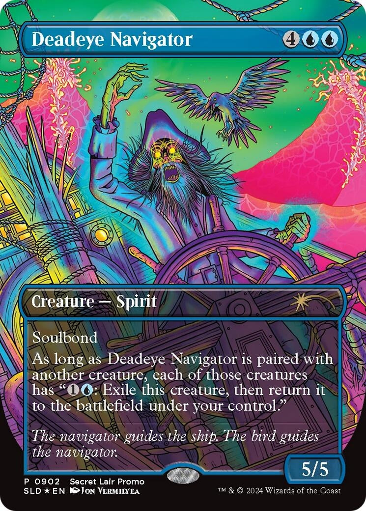 Image for Deadeye Navigator (Rainbow Foil) (902) - Magic: The Gathering